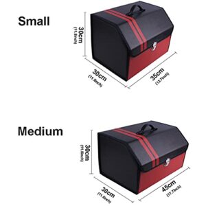 Support Car Storage Bag Pu Leather Trunk Storage Box Storage Bag Folding Folding Car Trunk Cleaning Finishing