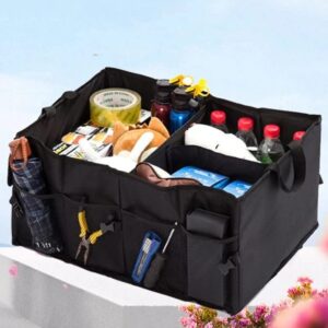 Collapsible Car Organizer Storage Box for Auto Trucks High Capacity Organizer in The Car Trunk Box