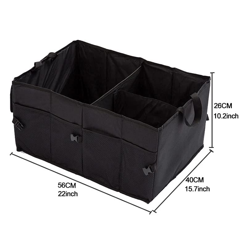 Collapsible Car Organizer Storage Box for Auto Trucks High Capacity Organizer in The Car Trunk Box