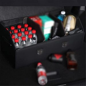 Heavy Car Trunk Storage Box Waterproof Foldable Car Storage Bag Leather Finishing Box Organizer Trunk Stowing