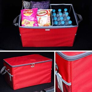 Board Stowing Tidying Waterproof Car Trunk Organizer Foldable Storage Bag Cargo Storage Stowing Car Accessories (D)