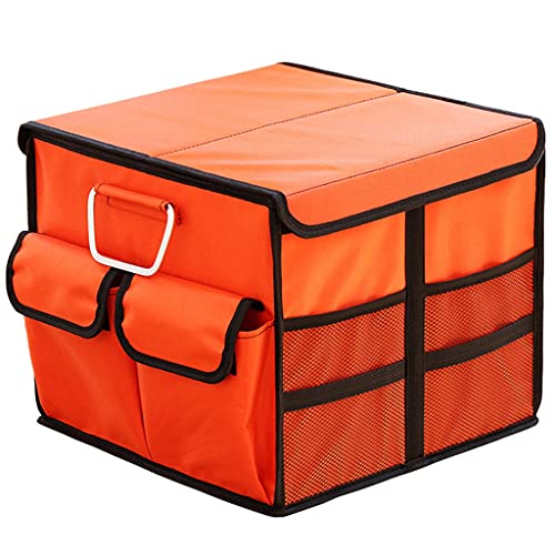 Oxford Cloth Car Trunk Storage Box High Hardness Plate Car Storage Box Foldable Box Car Interior Debris Finishing (Style G)