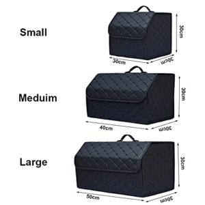 Multipurpose Collapsible Car Trunk Storage Organizer with Lid Portable Car Storage Bag Car Trunk Organizer (50CM.)