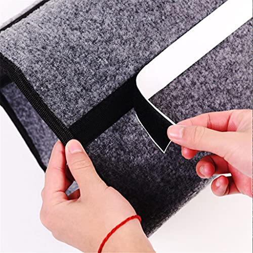 Car Trunk Storage Bag Foldable Felt Car Trunk Storage Box Travel Luggage Tool Neat Car Shape Gray Car Storage Box