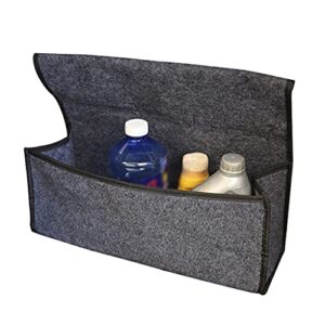 Car Trunk Storage Bag Foldable Felt Car Trunk Storage Box Travel Luggage Tool Neat Car Shape Gray Car Storage Box