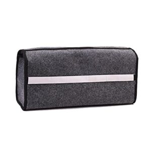 Car Trunk Storage Bag Foldable Felt Car Trunk Storage Box Travel Luggage Tool Neat Car Shape Gray Car Storage Box