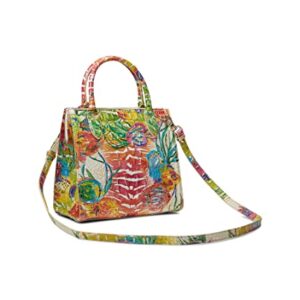 BRAHMIN Melbourne Small Caroline Satchel Sealife One Size