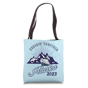 alaska cruise 2023 essential for glacier & whale watching tote bag