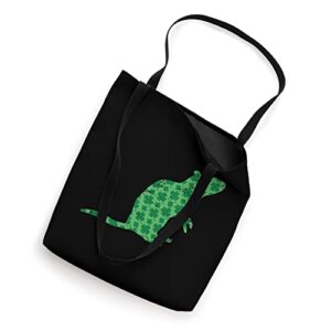 Lucky St Patrick's Day Rat - 4 Leaf Clover Graphic Tote Bag