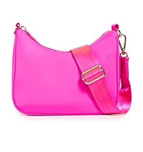 Stoney Clover Lane Women's Nylon Crossbody Bag, Fuschia, Pink, One Size