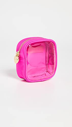 Stoney Clover Lane Women's Nylon Clear Mini Pouch, Fuschia, One Size