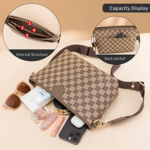 LBiayion Crossbody Bags for Women,This Fashion multi-functional crossbody can always keep your daily items well organized.