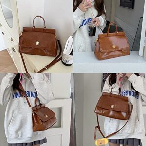 JBB Satchel Handbags For Women Leather Tote Purses Large Messenger Bags Fashion Crossbody Shoulder Bag