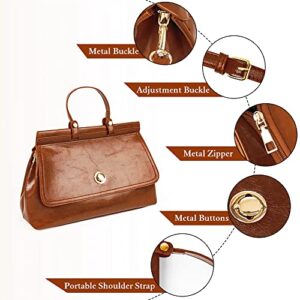 JBB Satchel Handbags For Women Leather Tote Purses Large Messenger Bags Fashion Crossbody Shoulder Bag