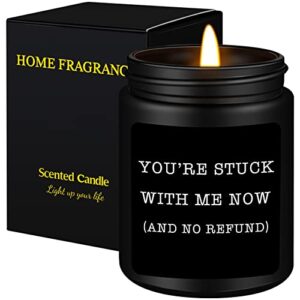 mothers day gifts for him men-anniversary romantic gifts for men husband boyfriend fiance, valentines day wedding thanksgiving christmas birthday gifts for him, birthday candle gifts for men (black)