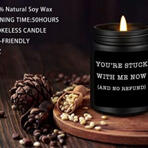 Mothers Day Gifts for Him Men-Anniversary Romantic Gifts for Men Husband Boyfriend Fiance, Valentines Day Wedding Thanksgiving Christmas Birthday Gifts for Him, Birthday Candle Gifts for Men (Black)