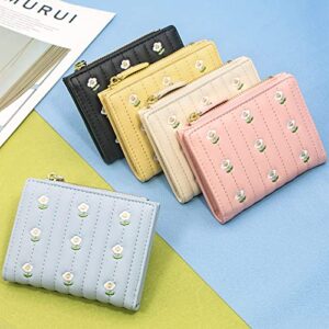 YINHEXI Wallet for Women, Womens Wallet Card Holder, Small Bifold RFID Blocking Purse, Cute Small Leather Pocket Wallet for Women, Girls, Ladies Mini Short Purse
