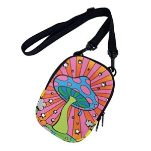 Mumeson Women's Small Corssbody Bags Cute Mushroom Shoulder Bag Wallet for Travel Work School Party Casual Messenger Bag Tote Shoulder Bag Satchel