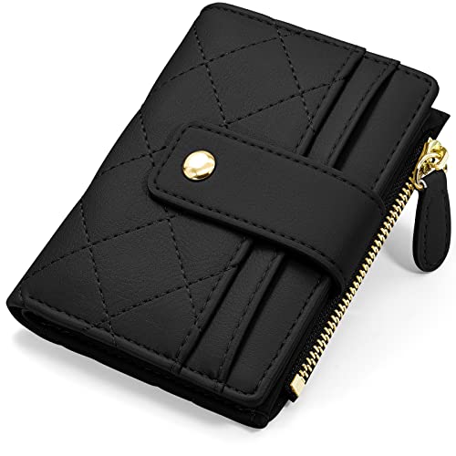 YINHEXI Wallet for Women, Womens Wallet Card Holder, Small Bifold RFID Blocking Purse, Cute Small Leather Pocket Wallet for Women, Girls, Ladies Mini Short Purse