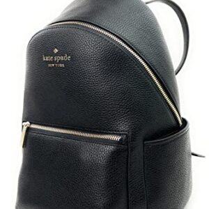 Kate Spade New York Liela Pebbled Leather Medium Dome Backpack (Black)