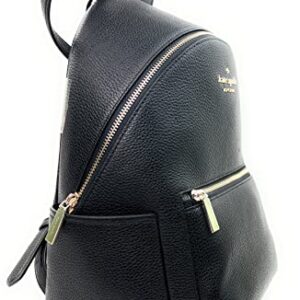 Kate Spade New York Liela Pebbled Leather Medium Dome Backpack (Black)