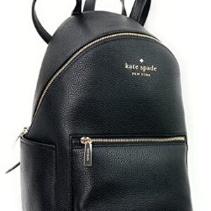 Kate Spade New York Liela Pebbled Leather Medium Dome Backpack (Black)