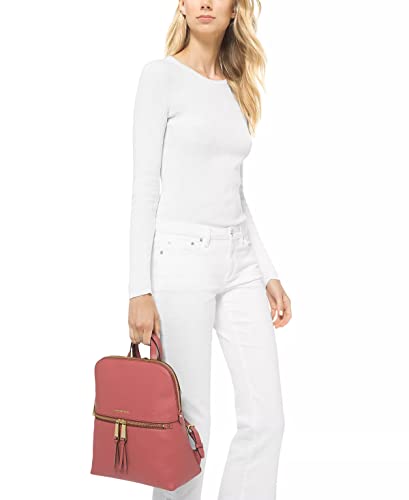 Michael Kors Rhea Zip Medium Slim Backpack, Cinnamon