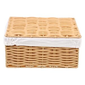 closet organizer woven wicker storage woven storage bin woven basket with lid clothes basket bins with lid seagrass storage baskets