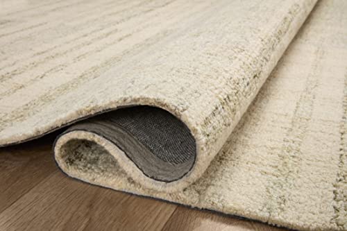 Loloi Chris Loves Julia x Chris Collection CHR-02 Natural/Sage, Transitional 18" x 18" Sample Rug