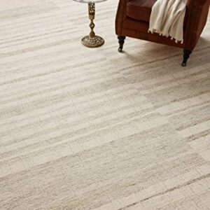 Loloi Chris Loves Julia x Chris Collection CHR-02 Natural/Sage, Transitional 18" x 18" Sample Rug