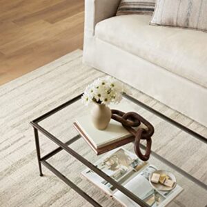 Loloi Chris Loves Julia x Chris Collection CHR-02 Natural/Sage, Transitional 18" x 18" Sample Rug