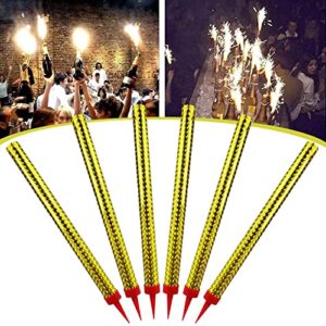 puaoda 6pcs birthday candle decorative atmosphere candles for birthday, show, party, nightclub, anniversary, restaurant, celebration. ships in america (6 pcs)