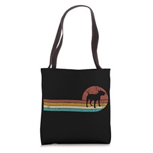 bull terrier dog lover gift men women bull terrier vintage tote bag