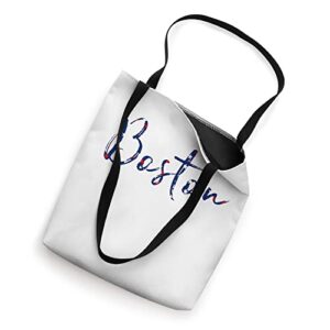 Boston Massachusetts Patriotic Freedom USA Tote Bag