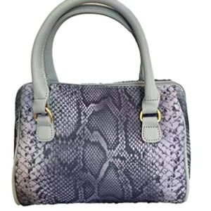 Luv Betsey By Betsey Johnson Faux Leather Iridescent Snake Print Small Satchel Crossbody With Chain Fashion Detail