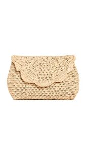 mar y sol women’s marcella clutch, natural, tan, one size