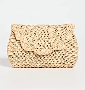 Mar Y Sol Women's Marcella Clutch, Natural, Tan, One Size