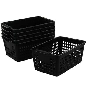 vababa 6-pack small storage basket, black