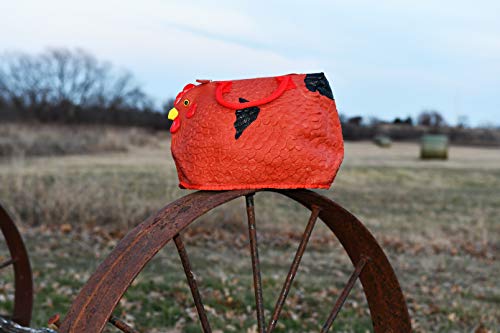 Hen Couture Rubber Chicken Purse - Rhode Island Red Hen Bag Handbag