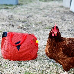 Hen Couture Rubber Chicken Purse - Rhode Island Red Hen Bag Handbag