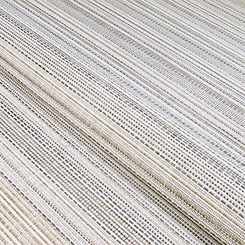 Couristan Monaco Indoor/Outdoor Area Rug for Patios, Decks, Kitchens, and Laundry Rooms, All-Weather, Pet-Friendly and Easy to Clean, Bowline Pattern in Cocoa Natural-Ivory, 5'10" x 9'2"