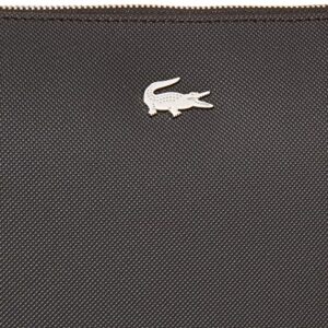 Lacoste Women's Anna Clutch Bag, Tuareg Grey Chine/Grey Chine-Calla Pink