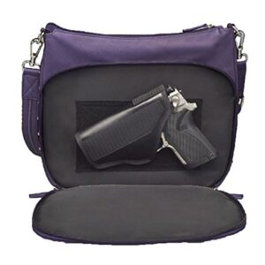 GTM Gun Tote'n Mamas Up Town Tote Bag, Purple, Medium