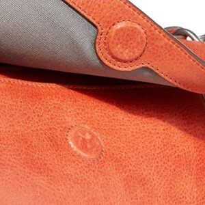 Frye Reed Flap Crossbody, Burnt Orange