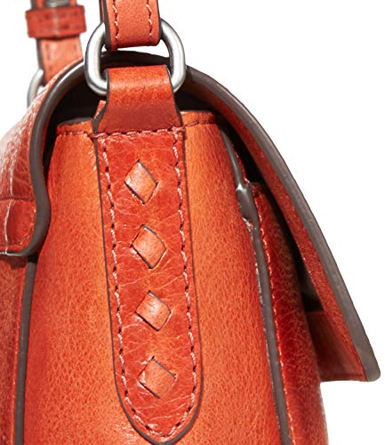 Frye Reed Flap Crossbody, Burnt Orange