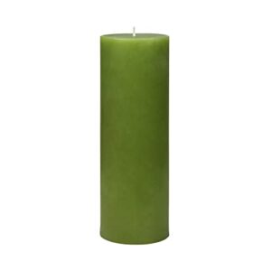 Zest Candle 110-Hour Burn Time Pillar Candle, 3 by 9-Inch, Sage Green