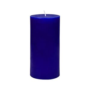 Zest Candle CPZ-088 Candle, Blue Size: 3" Diameter x 6" H