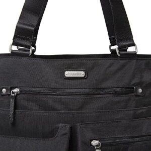 Baggallini New Classic Any Day Tote with RFID Phone Wristlet Black One Size