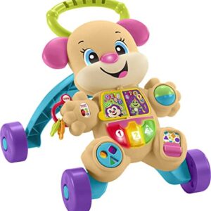 Fisher-Price Laugh & Learn Baby & Toddler Toy Smart Stages Learn With Sis Walker, Educational Music Lights And Activities