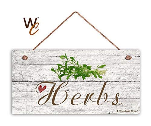 Herbs Metal Sign Country Farmhouse Home Gardener Tin Sign Decor Sign 8x12 inch